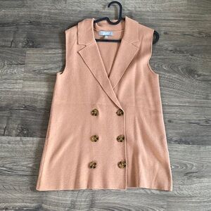 Beige vest dress